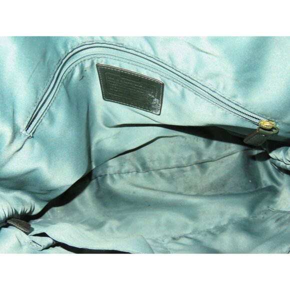 COACH 2011 Kristen Spectator Green Color block Croc Embossed Exotic Leather Bag - Picture 9 of 13